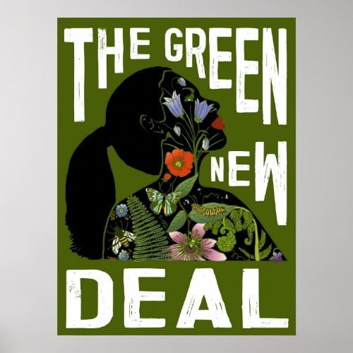 AOC _ Green New Deal Poster
