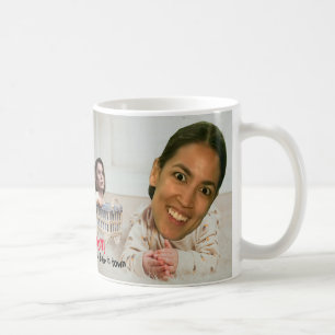 AOC, NEW BABE IN TOWN COFFEE MUG