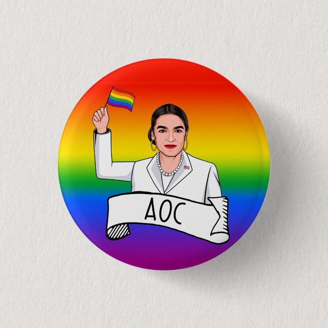 AOC Pride Button (Front)