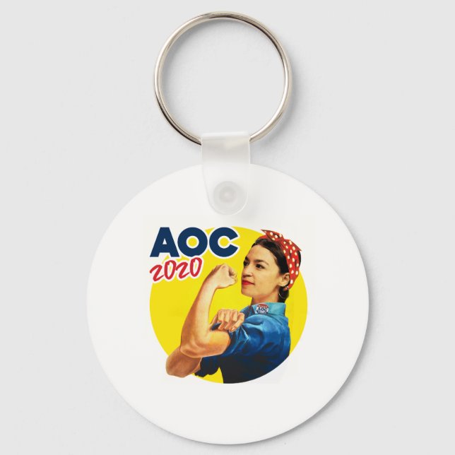 AOC the Riveter 2020 Keychain (Front)