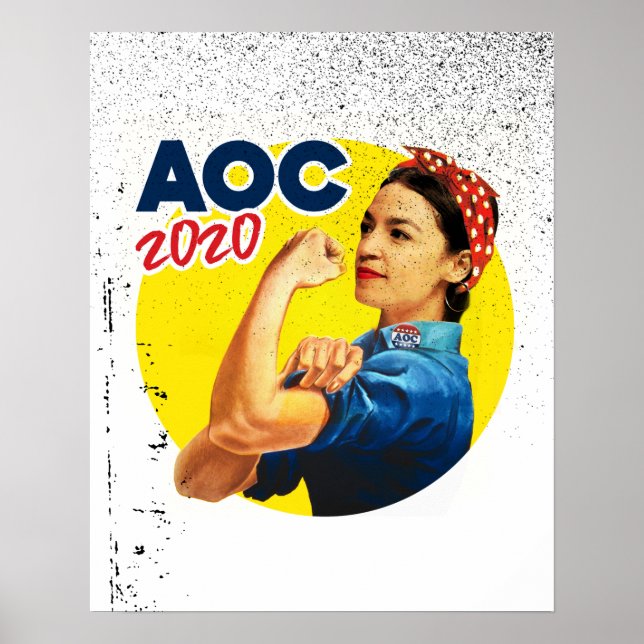 AOC the Riveter 2020 Poster (Front)