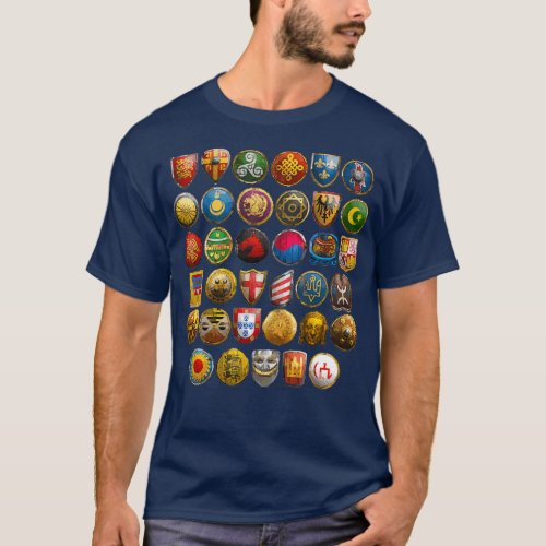 AOE II All Civilizations Simplified T_Shirt