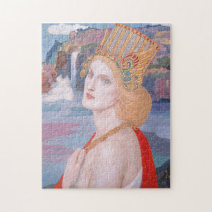 Aoife, c. 1914 by John Duncan Jigsaw Puzzle