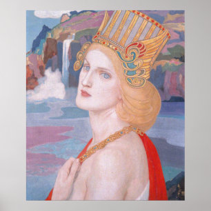 Aoife, c. 1914 by John Duncan Poster