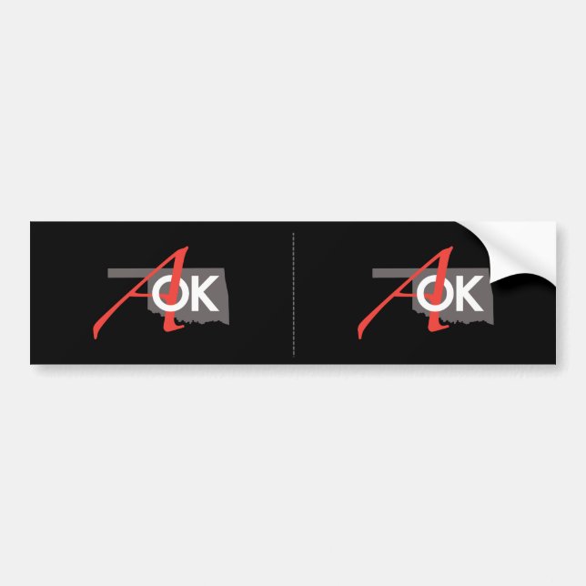 AOK Bumper Sticker 2 for 1 (Front)