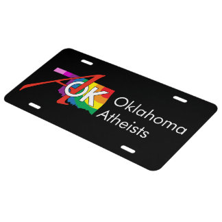 AOK License Plate - Aluminum