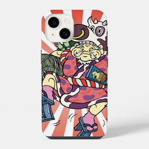 god wealth character 大黒 七福神 red white fuji japanese 和風