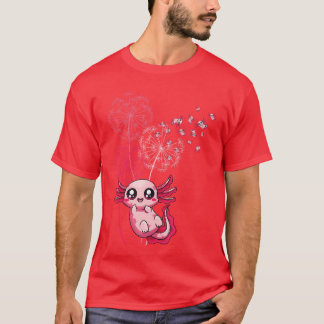 Aolotl Aolotl s For Girls Women Cute Dandelion ret T-Shirt