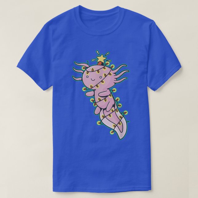 Aolotl Christmas Tree Fairy Lights XMas Sweet Aolo T-Shirt (Design Front)