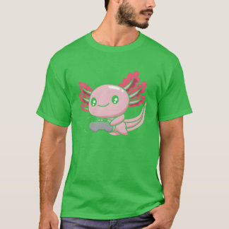 Aolotl Plays Video Games Gaming Lover Geek Gamer b T-Shirt