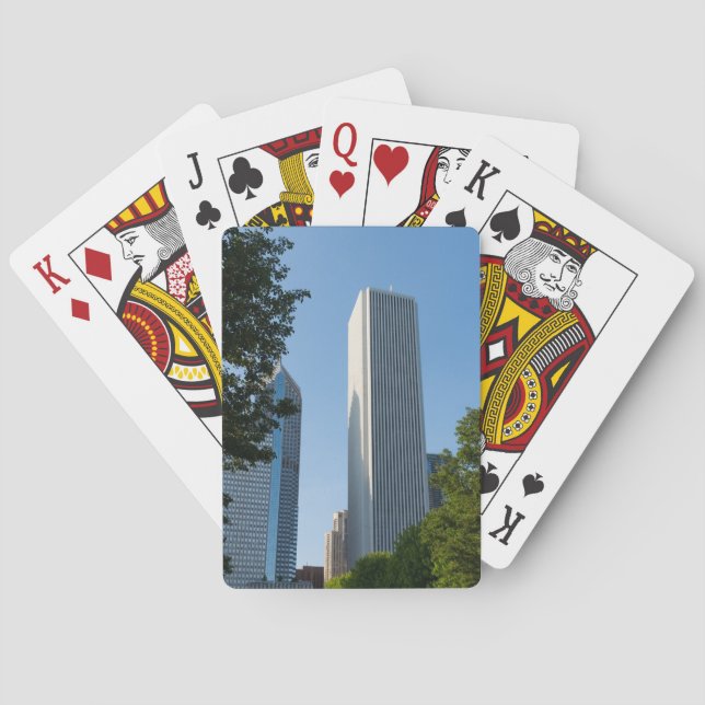 Aon Center Chicago Poker Cards (Back)