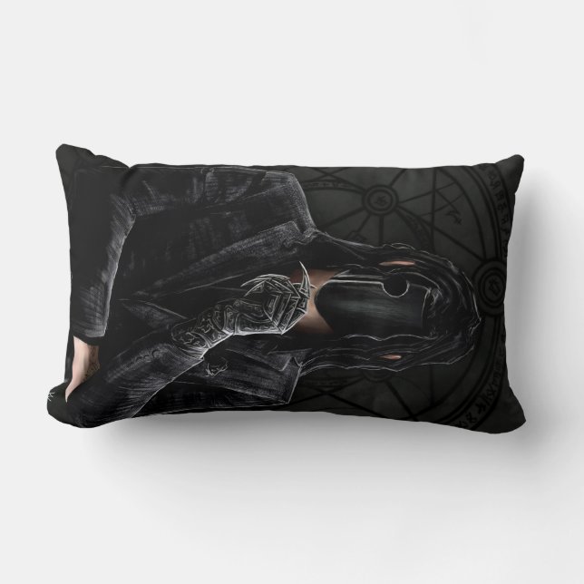 Aon Throw Pillow (Front)