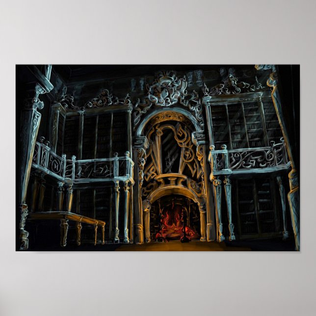 Aon's Library Poster (Front)