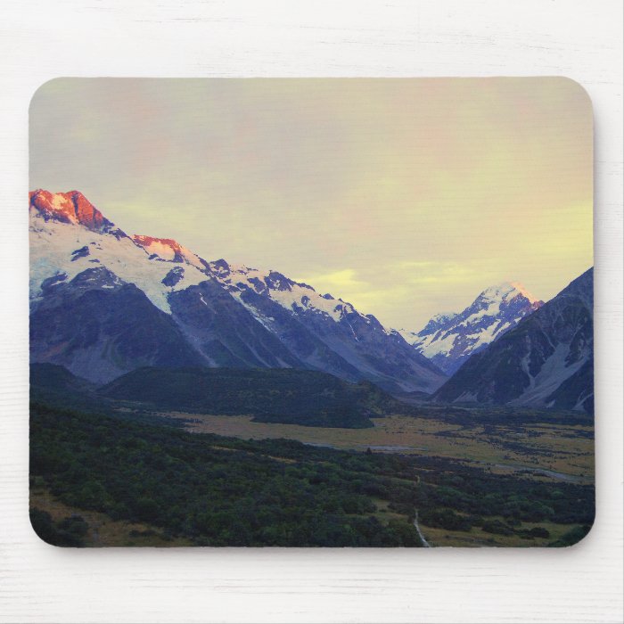 Aoraki/Mount Cook, New Zealand, at Sunrise Mousepads