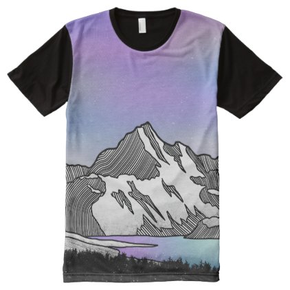 Aoraki Mount Cook NZ All-Over-Print Shirt