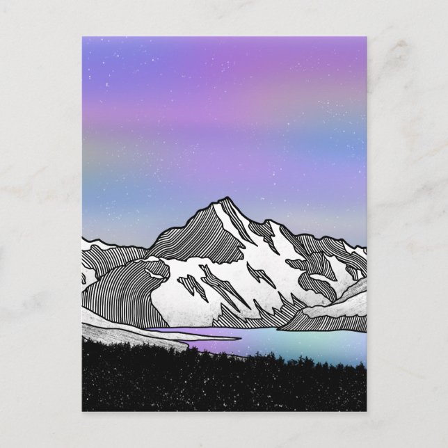 Aoraki Mount Cook NZ Postcard (Front)