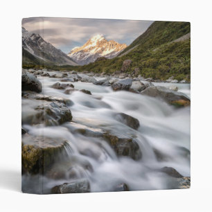 Aoraki Mt. Cook National Park   New Zealand 3 Ring Binder