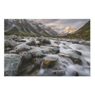 Aoraki Mt. Cook National Park New Zealand Faux Canvas Print