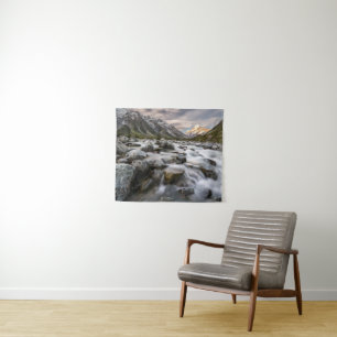 Aoraki Mt. Cook National Park   New Zealand Tapestry
