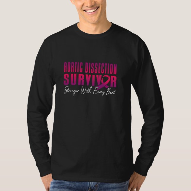 Aortic Dissection Survivor 2 T-Shirt (Front)