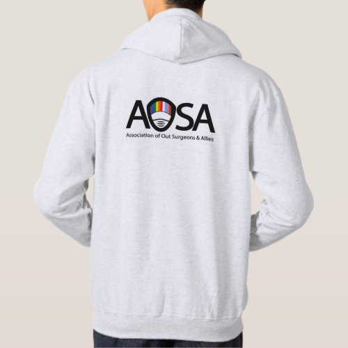 AOSA Hoodie front and back