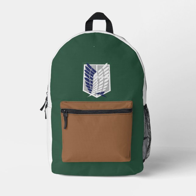 AOT (Attack on Titan) Titan-Themed School Bag (Front)