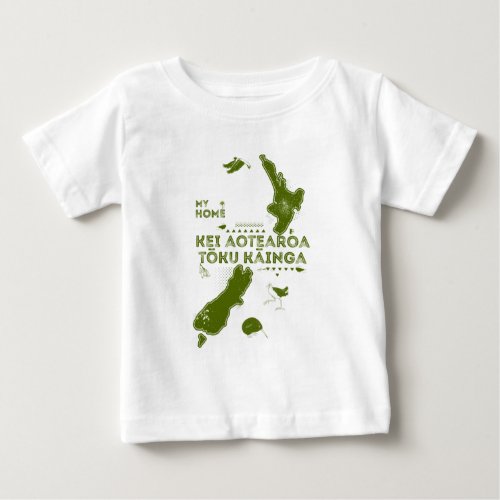 Aotearoa is my home baby T_Shirt