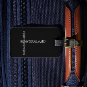 Aotearoa New Zealand, NZ Kiwi Design, Named Luggage Tag
