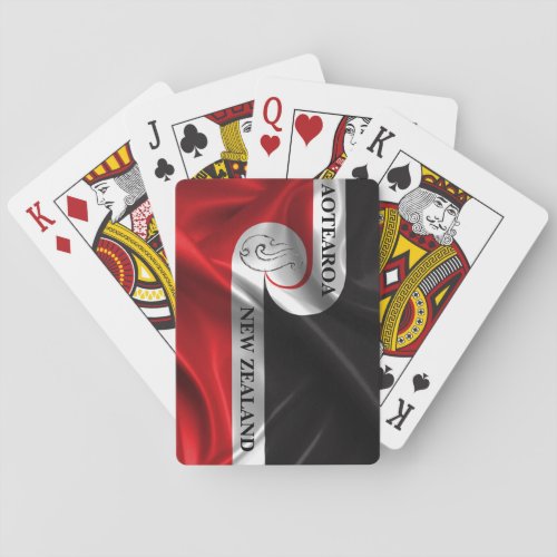 AOTEAROA NEW ZEALAND RANGATIRATANGA FLAG POKER CARDS