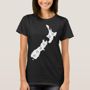 Aotearoa New Zealand With Kiwi Whanau Maori T-Shirt