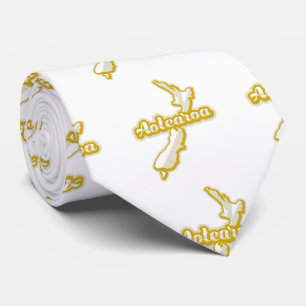 AOTEAROA NZ MAP NECK TIE