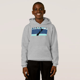 AOTEAROA NZ PAUA TEXT NEW ZEALAND COUNTRY MAORI HOODIE