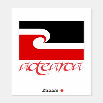 Aotearoa Sticker by NativeSon01 at Zazzle