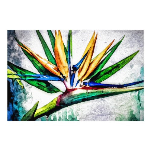  AP10 Bird of Paradise Art Painting 13 Photo Print