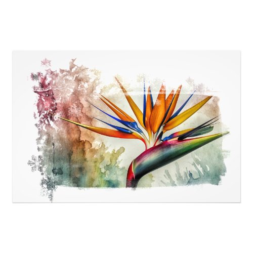  AP10 Bird of Paradise Art Painting 18 Photo Print