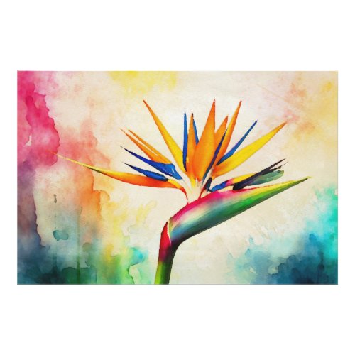  AP10 Bird of Paradise Art Painting 21 Photo Print