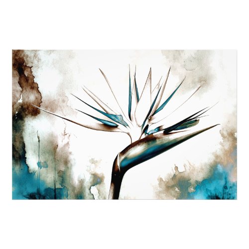  AP10 Bird of Paradise Art Painting 24 Photo Print