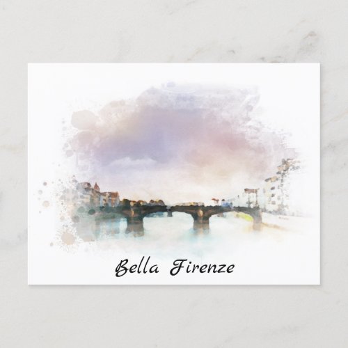  AP12 Firenze Italia Florence Italian Language Postcard