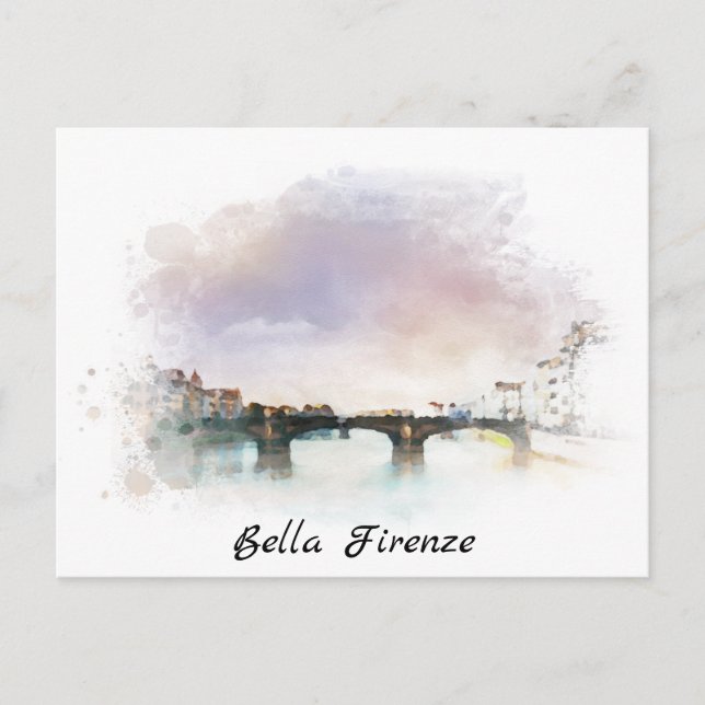 ** AP12 Firenze Italia Florence Italian Language Postcard (Front)