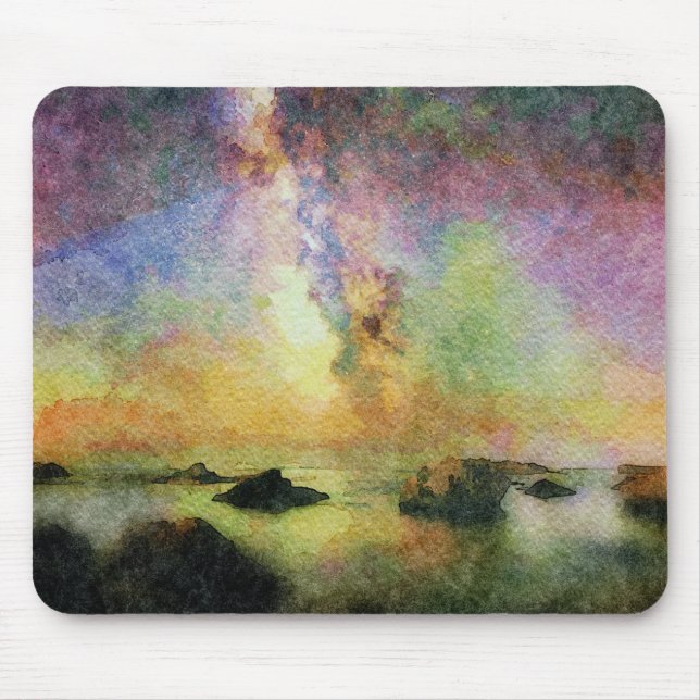 *~ AP12 Spiaggia delle cannelle Italia Italy Beach Mouse Pad (Front)