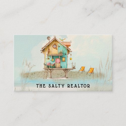 *~* AP13 5 REALATOR  Beach Rentals B&amp;B Inb  Busine Business Card