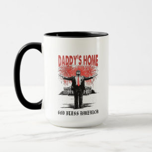 *~* AP16 Trump Daddy's Home MAGA White House Mug