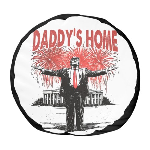 *~* AP16 Trump Daddy&#39;s Home MAGA White House Pouf