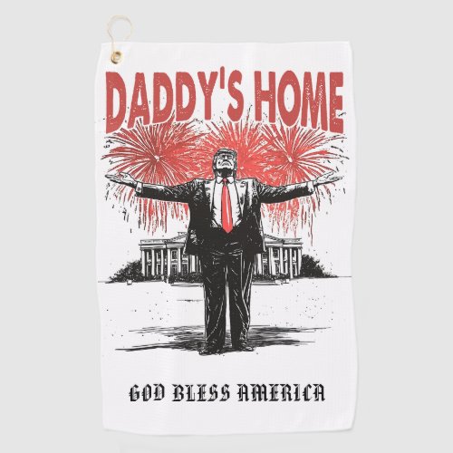 *~* AP16 - Trump Daddy&#39;s Home - USA Golf Towel