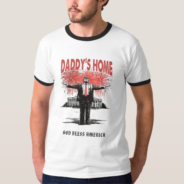 *~* AP16 - Trump Daddy's Home - USA Golf Towel T-Shirt (Front)