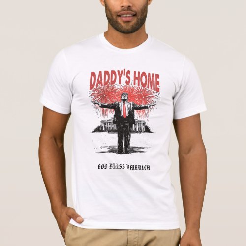 *~* AP16 - Trump Daddy&#39;s Home - USA White House T-Shirt