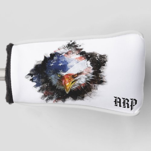  AP16 USA Golf Putter Cover Patriotic Flag Eagle