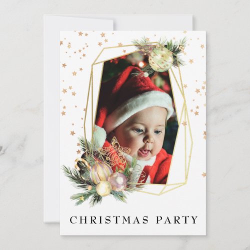 *~*  AP20 Photo Family Corporate Christmas Party Invitation