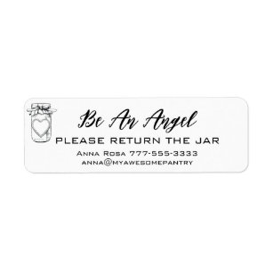 Canning Jar Return Address Labels | Zazzle