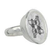 *~* AP33 Hamsa Hands Connection Intention Ring (Side)